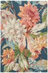Sanderson gyapjú szőnyeg Dahlia & Rosehip teal 050608 - 140 x 200 cm