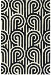 Florence Broadhurst gyapjú szőnyeg Turnabouts Black 039205 - 170 x 240 cm