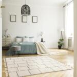 Asiatic gyapjú szőnyeg nepal cream black tile - 200 x 290 cm