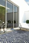 Asiatic kültéri műszálas szőnyeg antibes blue white linear an04 - 200 x 290 cm
