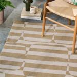 Scion Living gyapjú szőnyeg lohko stripe pebble 123101 - 200 x 280 cm