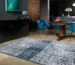 Asiatic kevert szőnyeg torino petrol blue - 120 x 170 cm