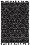 Asiatic gyapjú szőnyeg nepal black cream diamond - 160 x 230 cm