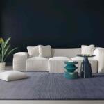 Asiatic műszálas modern szőnyeg kuza plain stripe navy ku20 - 160 x 230 cm