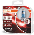 AMiO Becuri halogene Osram H4 12V 60/55W P43t NIGHT BREAKER LASER +150% /2 buc (AX_O-64193NL-HCB)
