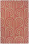Florence Broadhurst gyapjú szőnyeg Turnabouts Claret 039200 - 140 x 200 cm