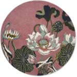 Wedgwood gyapjú körszőnyeg Waterlily round dusty rose 038602 - o-150 cm