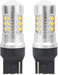 AMiO Becuri LED CANBUS 3030 24SMD T20 WY21W Portocaliu Chihlimbar 12V 24V AMIO-02393 (AX_02393)