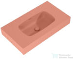AREZZO design MABEL öntöttmárvány falra szerelhető mosdó 80 cm, matt terra pink AR-168859 (AR-168859)