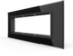 LIVOLO Rama din sticla neagra Livolo standard italian 6/7 module, serie noua (VL-P9E-7B)