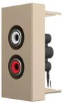 LIVOLO Priza audio Livolo aurie pentru montaj elegant în perete (VL-FCAU-1AP)