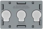 LIVOLO Intrerupator triplu cu touch Livolo, standard italian, modul elegant (C9-VL-FC3-3G)