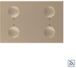 LIVOLO Intrerupator touch wireless cvadruplu Livolo, standard italian, auriu (C9-VL-FC4R-3AP)