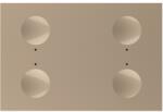 LIVOLO Intrerupator touch cvadruplu Livolo standard italian, auriu (C9-VL-FC4-3AP)