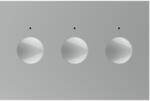 LIVOLO Intrerupator triplu touch Livolo gri, standard italian, serie noua (C9-VL-FC3-3IP)