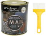 Breckner Germany Vopsea email anticoroziva 3 în 1 alb 10 pentru metal, 750g, Breckner (BK00214)