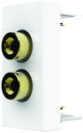 LIVOLO Priza audio Livolo alba pentru redare sunet, montaj elegant (VL-FCSD-1WP)