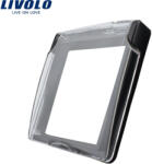 LIVOLO Capac de protectie rezistent la apa pentru prize din sticla Livolo, negru (VL-XW001-2B)