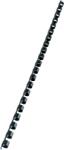 GBC Spira legare documente GBC, plastic, A4, 21 inele, 38 mm, 330 coli, 100 bucati/set, negru (SL028185)