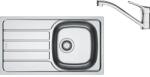 Franke Pachet chiuveta bucatarie inox Franke SKN 611-78/44 ST cu baterie Basic 78x43.5x15 cm (101.0737.709) Chiuveta