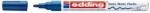 edding Marker permanent Edding 751 cu vopsea, corp metalic, varf rotund, 1-2 mm, albastru (ED751003) - forit