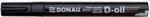 DONAU Marker permanent cu vopsea Donau, varf rotund, 2.8 mm, negru (DN101210) - forit