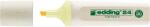 Edding Textmarker edding Ecoline 24, corp din plastic reciclat, varf tesit, 2-5 mm, galben pastel (ED24135)