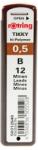rOtring Mine creion mecanic Rotring, 0.5 mm , B, 12 bucati/cutie (RO505507)