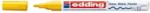 edding Marker permanent Edding 751 cu vopsea, corp metalic, varf rotund, 1-2 mm, galben (ED751005) - forit