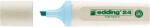 edding Textmarker edding Ecoline 24, corp din plastic reciclat, varf tesit, 2-5 mm, albastru pastel (ED24139)