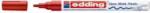 edding Marker permanent Edding 751 cu vopsea, corp metalic, varf rotund, 1-2 mm, rosu (ED751002) - forit