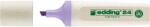 edding Textmarker edding Ecoline 24, corp din plastic reciclat, varf tesit, 2-5 mm, violet pastel (ED24134)