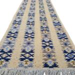 Kotonia Home Covor tesut - Decor traditional, 60x90 cm, fond albastru si nuante de crem - 08 (124379-6090) Covor