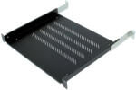 KELine Triton 19" shelf 1U 250mm plastic black Rack szekrény tartozék (RAB-UP-250-A4)