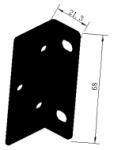 Hikvision HVOMOUNT3 Tartókonzol Rack szekrény tartozék (19" 1.5U MOUNTING BRACKET)