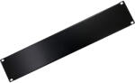 TECHLY I-CASE BLANK-2-BK Fedőlemez Rack szekrény tartozék (302013)