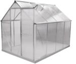 HECHT Sera pentru gradina HECHT GREENHOUSE I, 250 x 190 x 195 cm, cadru de aluminiu, folie policarbonat, suprafata 4.93 MP