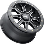 ITP Set 4 buc Jante Polaris 4x156 R14 si R15 5+2 (+40mm) NEGRU MAT Jante 4x136, jante polaris (C8842-7124)