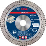 Bosch EXPERT HardCeramic gyémánt vágótárcsa 76x1, 9mm 10, nagy pontosság kemény csempéhez (2608902391)