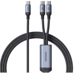 JOYROOM Cablu Incarcare USB-C - USB-C Joyroom SA21-1T2, 100W, 1.5m, Negru (JYR887)