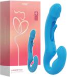 Honey Play Box Harmony Duo - App-vezérelt felcsatolható nyelves vibrátor (kék) (710022364423)