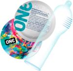 ONE Pleasure Plus - belső bordázatú óvszer (12 db) (04168430000) - erotikzone