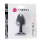 Dorcel Geisha Plug M - golyós anál plug (fekete) (3700437010364)