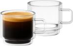 Siguro Double Stack duplafalú üvegpohár-készlet, 90 ml, 2 darab (SGR-GW-D091Z)