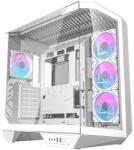 DarkFlash DY470 számítógépház + 4 ventilátor (DY470 WHITE)