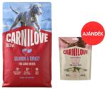 CARNILOVE Active Dog Salmon & Turkey Adult Large Breeds 4 kg lazac és pulyka nagytestű kutyáknak + CARNILOVE Dog Freeze Dried Turkey 60g AJÁNDÉK