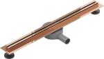 Mexen Flat 360° Slim 70 cm forgatható vonalfolyóka, rózsaarany - 1641070