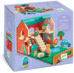 DJECO Set de joacă Djeco - Casă din lemn Softi House (DJ06448) Figurina