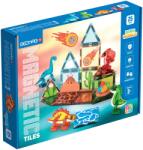 Geomag Constructor magnetic Geomag - Plăci colorate, dinozauri, 25 piese (G4221) Jucarii de constructii magnetice