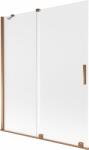 Mexen Velar 2 szárnyas toló zuhanyfal 140 x 150 cm, jég, rózsaarany - 896-140-000-31-60